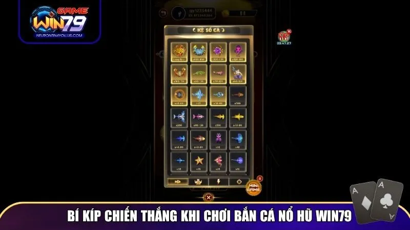 ban ca 3 Bí kíp chiến thắng khi chơi bắn cá nổ hũ Win79