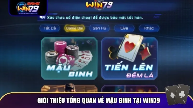 Mậu Binh Win79 có nhiều cải tiến về trải nghiệm