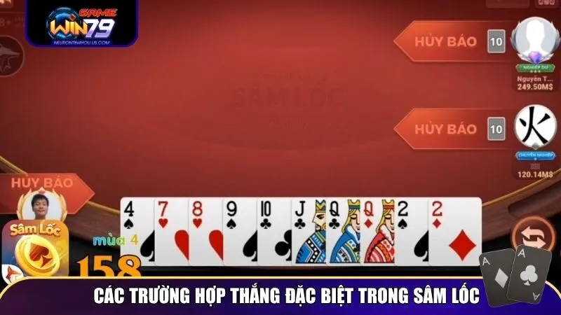 Một số trường hợp thắng đặc biệt trong sâm lốc